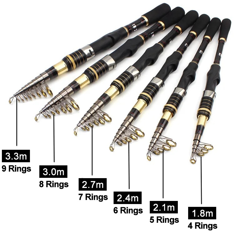 Cheap Heavy Strong Telescopic 2.1m 2.4m 2.7m 3.0m 3.6m Ceramic Guides