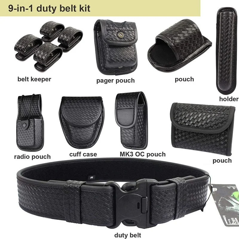 Premium Outdoor Tactical Duty Belts Kit Utility Belt Rig Modular Security Guard Equipment Utility Belt Modular Equipment