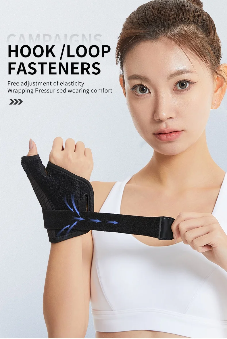Wholesale Adjustable Lightweight Breathable Compression Thumb Fixed