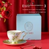 Qin Se He Ming una taza un plato w29066
