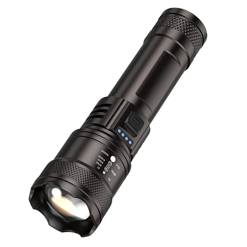 10000lumens rechargeable led flashlight 18650 Nixmen 10000 Lumens XHP70.2 socket and laptop Super Bright 10000 Lumens Torch