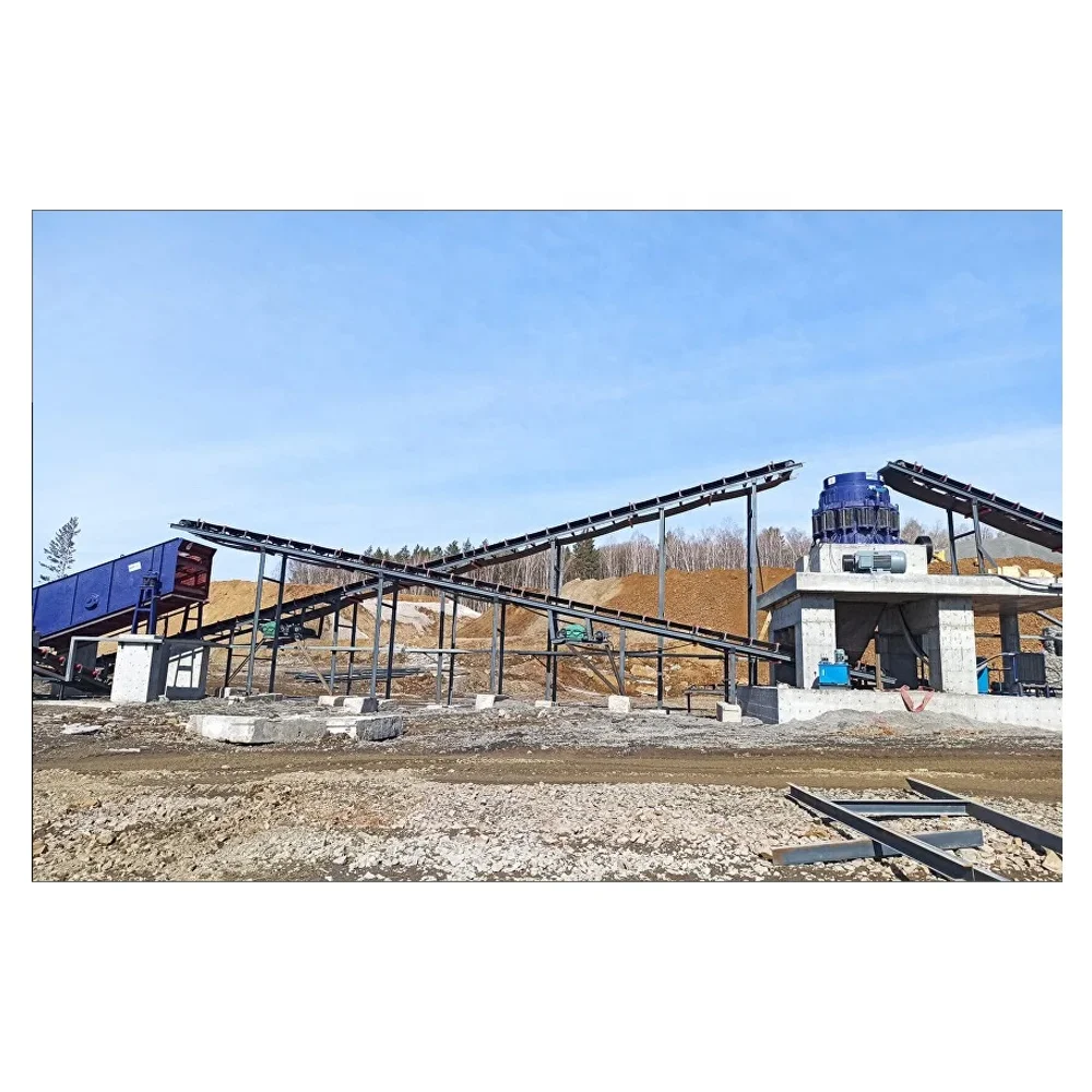 Aggregate Quarry Granite Basalt Limestone Hard Rock Crushing Plant Mining Primary Concrete Gravel Stone Crusher Line