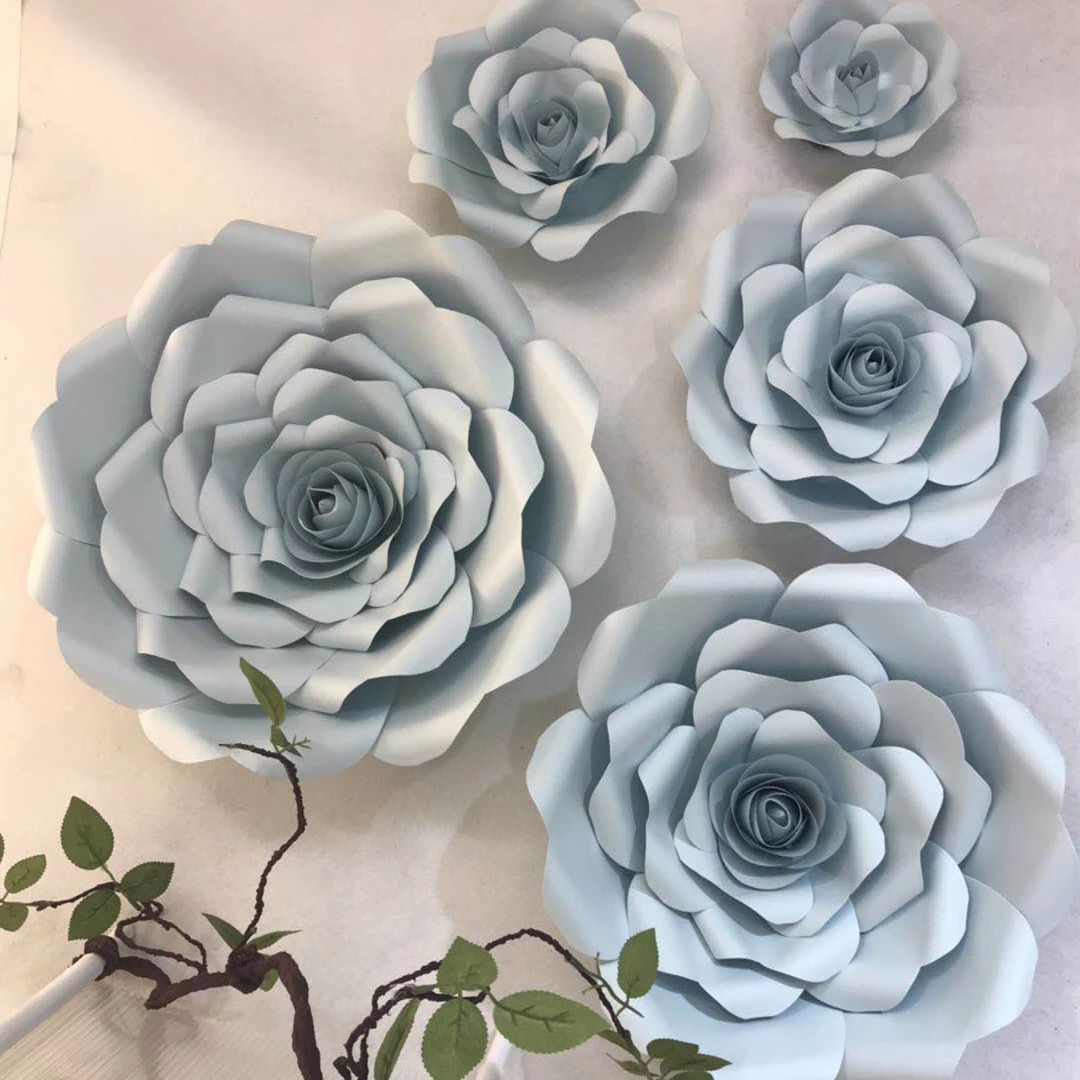 Baby Shower Big Paper Flower Stand For Wall Decor Wedding Decoration Buy Giant Paper Flowers Cheap Paper Flowers Large Paper Flowers Product On Alibaba Com