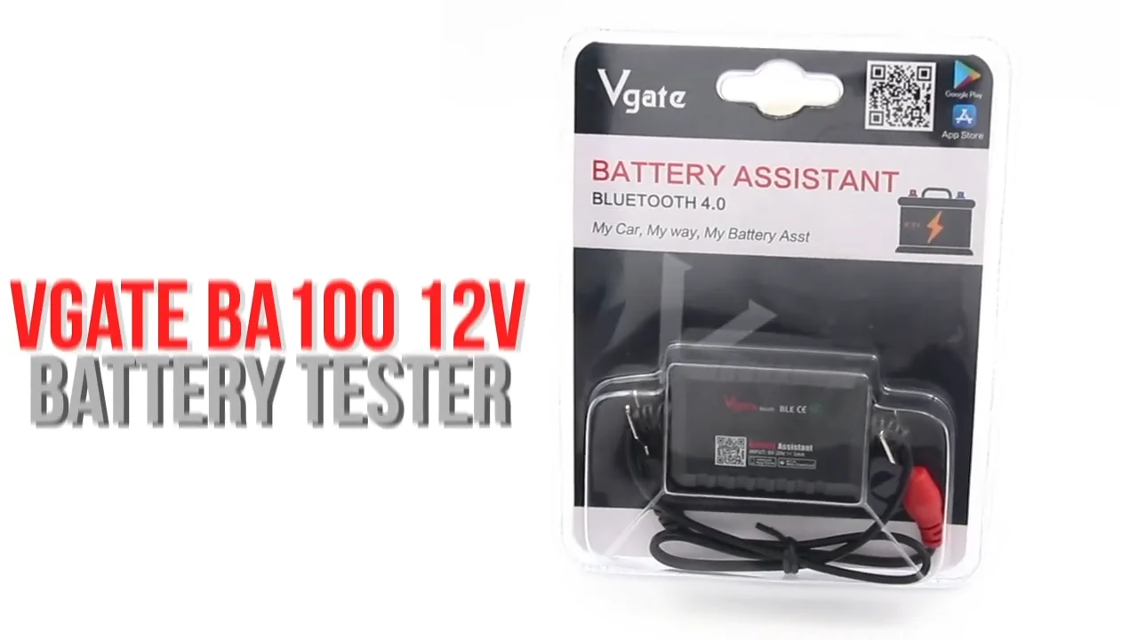 Vgate Ba100 Auto 6v 12v Electronic Car Battery Testers Car Diagnostic