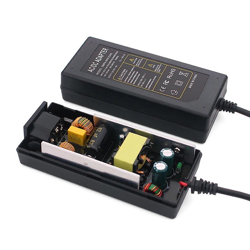 
Настольный ac/dc адаптер питания 12В 5a адаптер источник питания светодиода штепсельная вилка американского стандарта 5,5*2,1 мм вход 100 240 В переменного тока, 50/60 Гц 