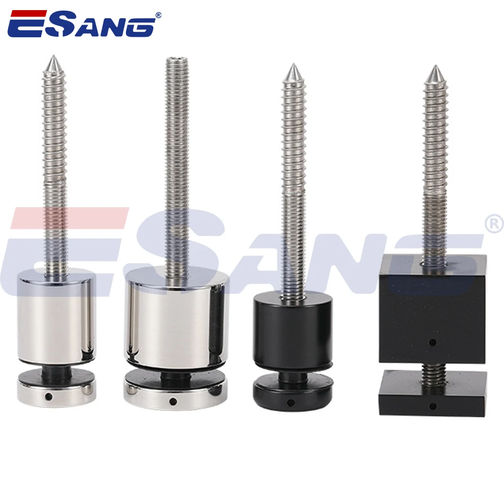 ESANG 304 316 Stainless Steel Standoff Pins Glass Railing System Frameless Glass Standoff Fittings Balustrades Handrails