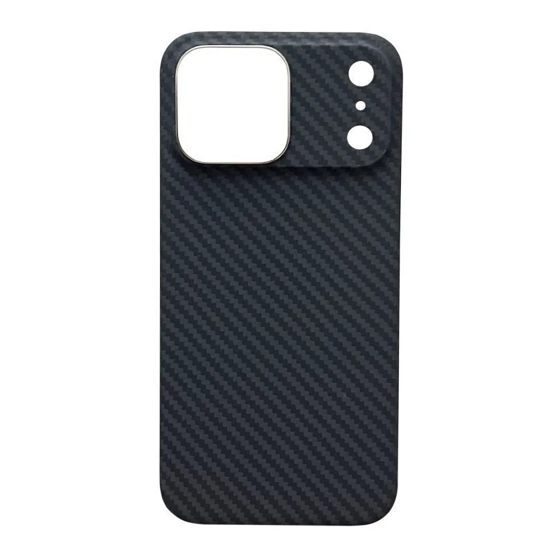 product laudtec real carbon fiber phone case for iphone air 17 pro max strong magnetic thin lightweight cover customized logo sjk1098-5