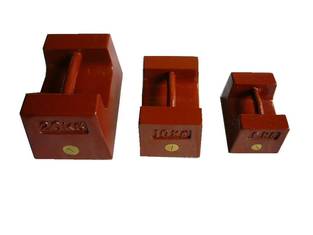 Stackable 20kg Cast Elevator Crane test Iron Counterweight Block Weight for Crane