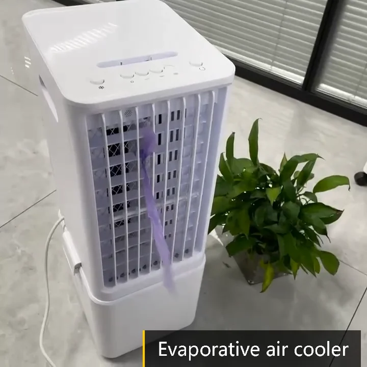 Evaporative Ice Coolers Fans With Water System Smart Cooling Portable Mobile Stand 11l Buy