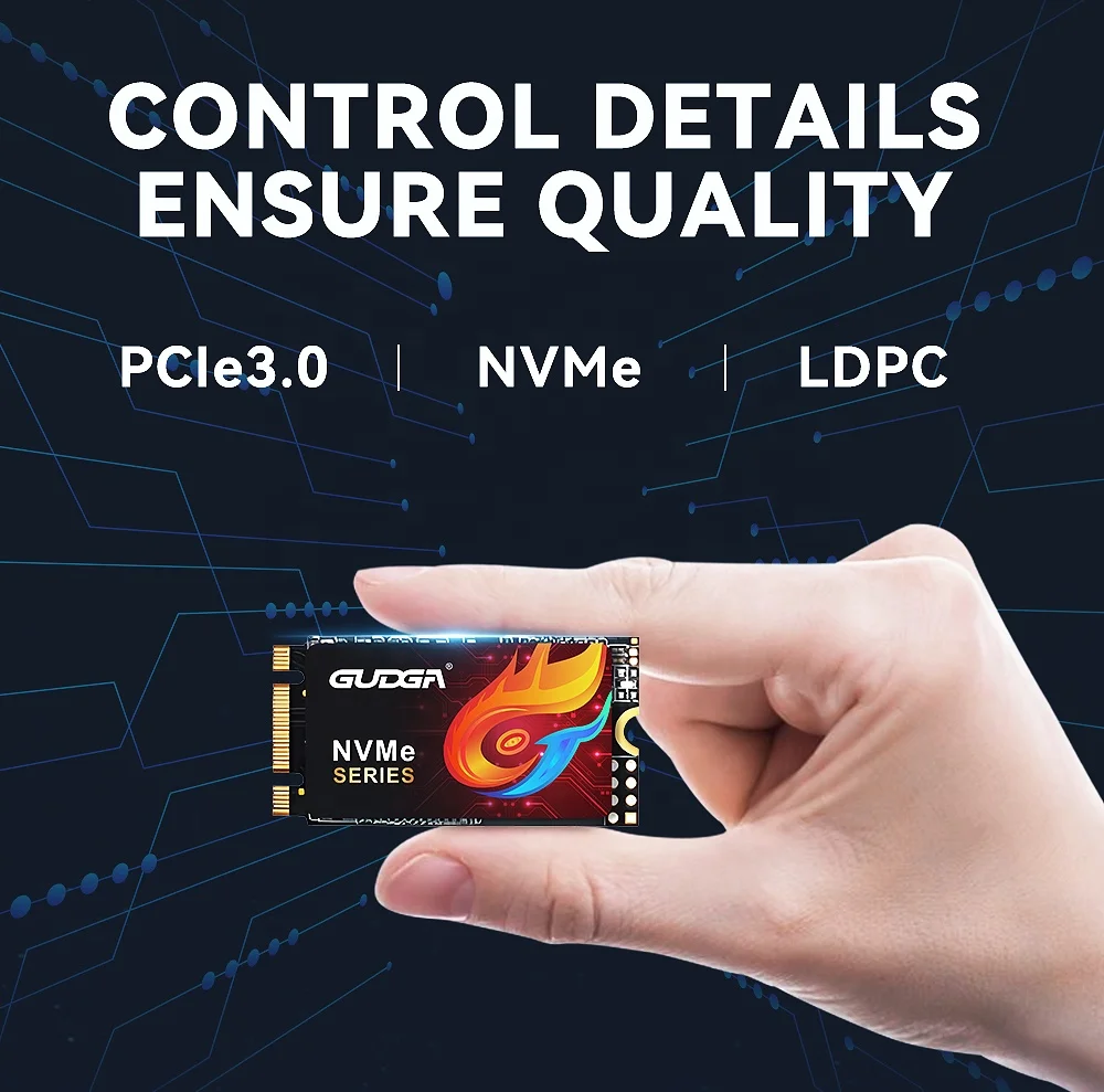 PCIe NVMe M2 Ssd 2242 Small Size 128GB 256GB SSD for