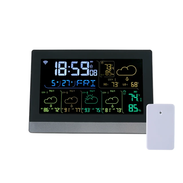 China Import Wall Decoration Digital Analog Digital Calendar Clock Clocks Digit Lcd Display Table Tables Watch Station