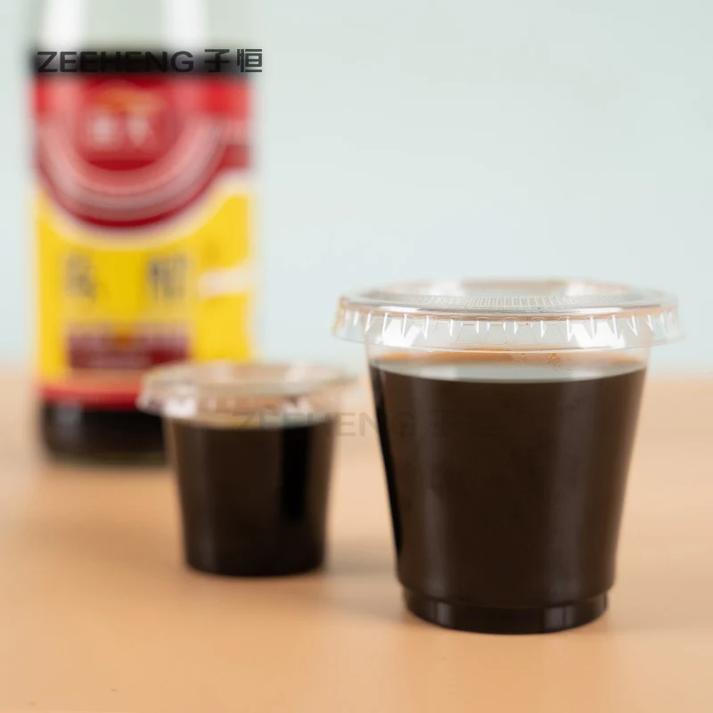 2oz PET Portion Cup Disposable Plastic Dipping Sauce Cup With Lid