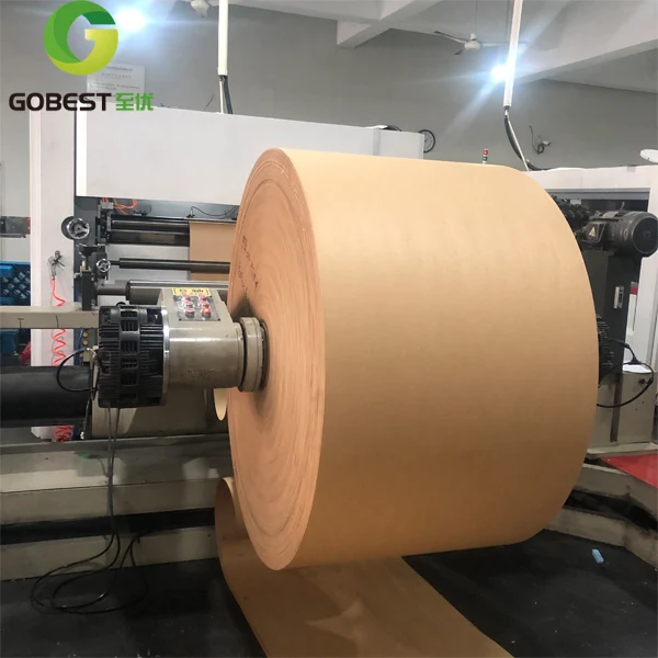 Craft Paperroll Cardboard Printing From Paper Manufacturers for Coffee and Beverage Use PE/PLA Coated Raw Material Paper Rolls