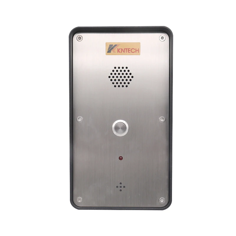 KNTECH Wall-Mounted IP Intercom Stainless Steel Waterproof Handsfree Corded Door Phone