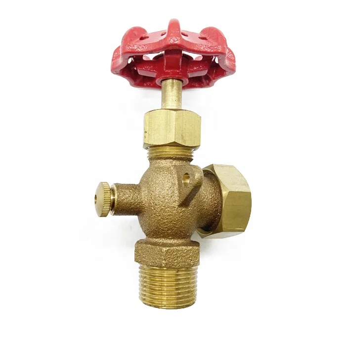 Green Valve High Quality Control Angle Needle Valve China Manufacture Water Flow Control Level Gauge Valve for Tube