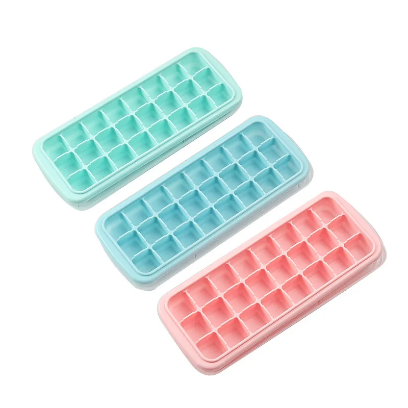 Ice Cube Tray with Lid, 6/24/36Grids Ice Tray Ice Cube Molds for