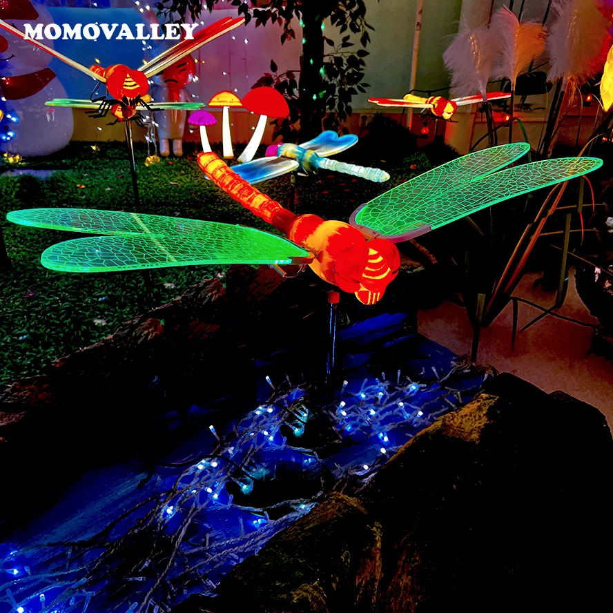 Momovalley Wedding Arch Moving Led Lighted Dragonfly Resort Decor