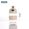 White-B-Silicone cup cover