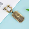 Cuadrado (2,3 * 4,5 cm) + hebilla de herradura