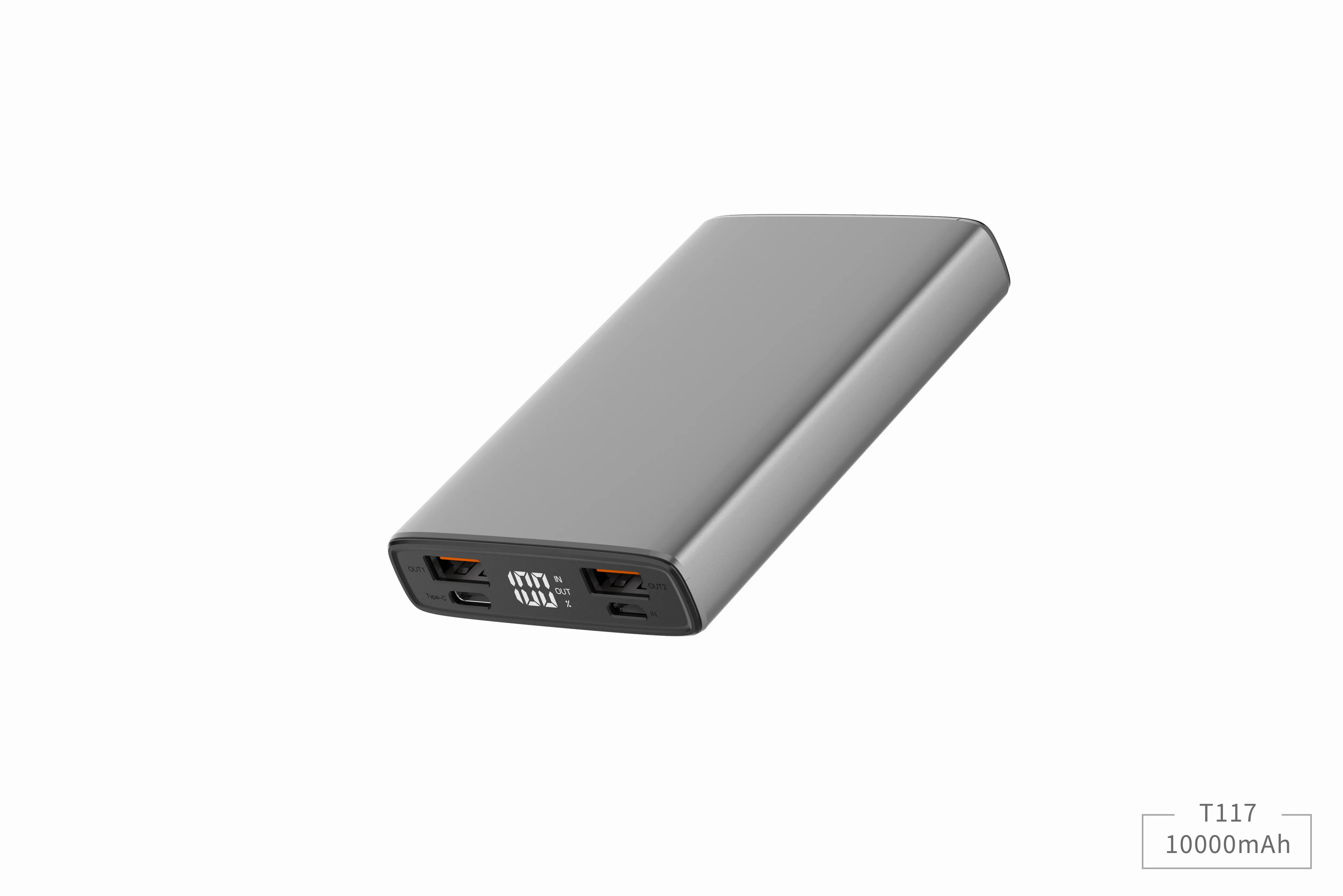 RingTeam 10000mAh High-Capacity Power Banks T117 With LED Digital Display Fast Charger Portable Mobile Charger Power Bank manufacture