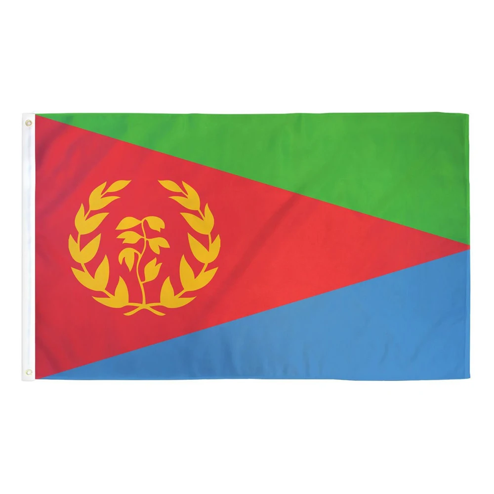 Eritrea Flagge Von Flaggenmeer® – 90x150 Cm, Wetterfest & Mit Metallösen