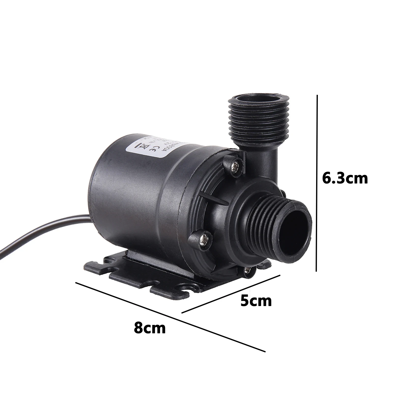 Solar Submersible Water Pump – 800L/h DC 12V Brushless Motor, 10W Solar Panel, Quiet Operation, For Fish Ponds, Garden Fountains & Water Features