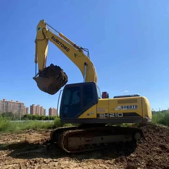 High quality and low price Used original second hand equipment SH210-6 used engineering 90% new crawler excavator machine