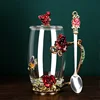 Red-Cup+Spoon+Lid-High Style(350ml)