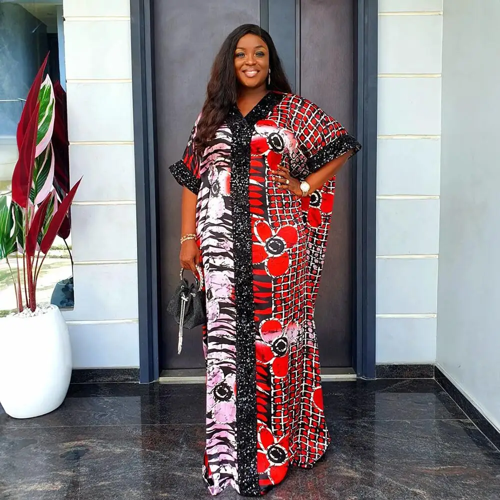 Wholesale boubou women african women dress african dresses for women clothing african print dashiki dress african american clothing plus ize african