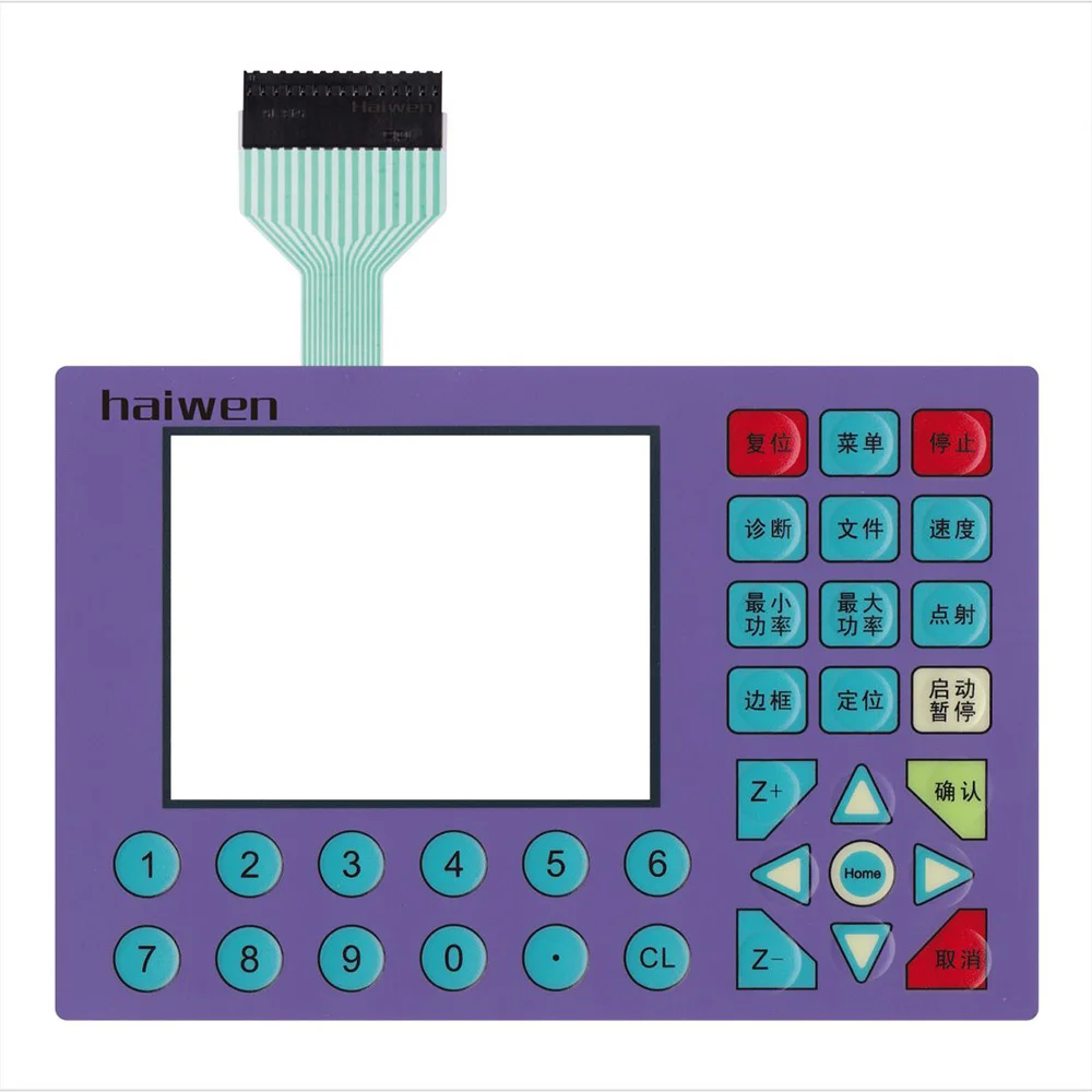 Custom waterproof FPC membrane keypad with LED light from Shenzhen factory