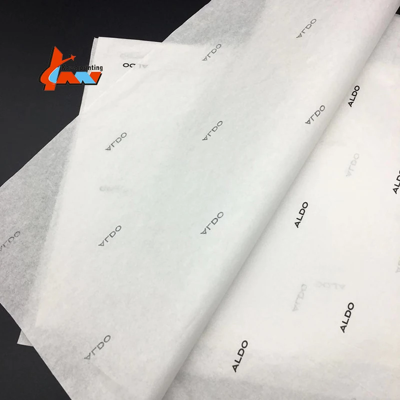 28gsm Custom Coloured Branded Names logo Tissue Paper Printed Wrapping Paper for Shoe Clothes