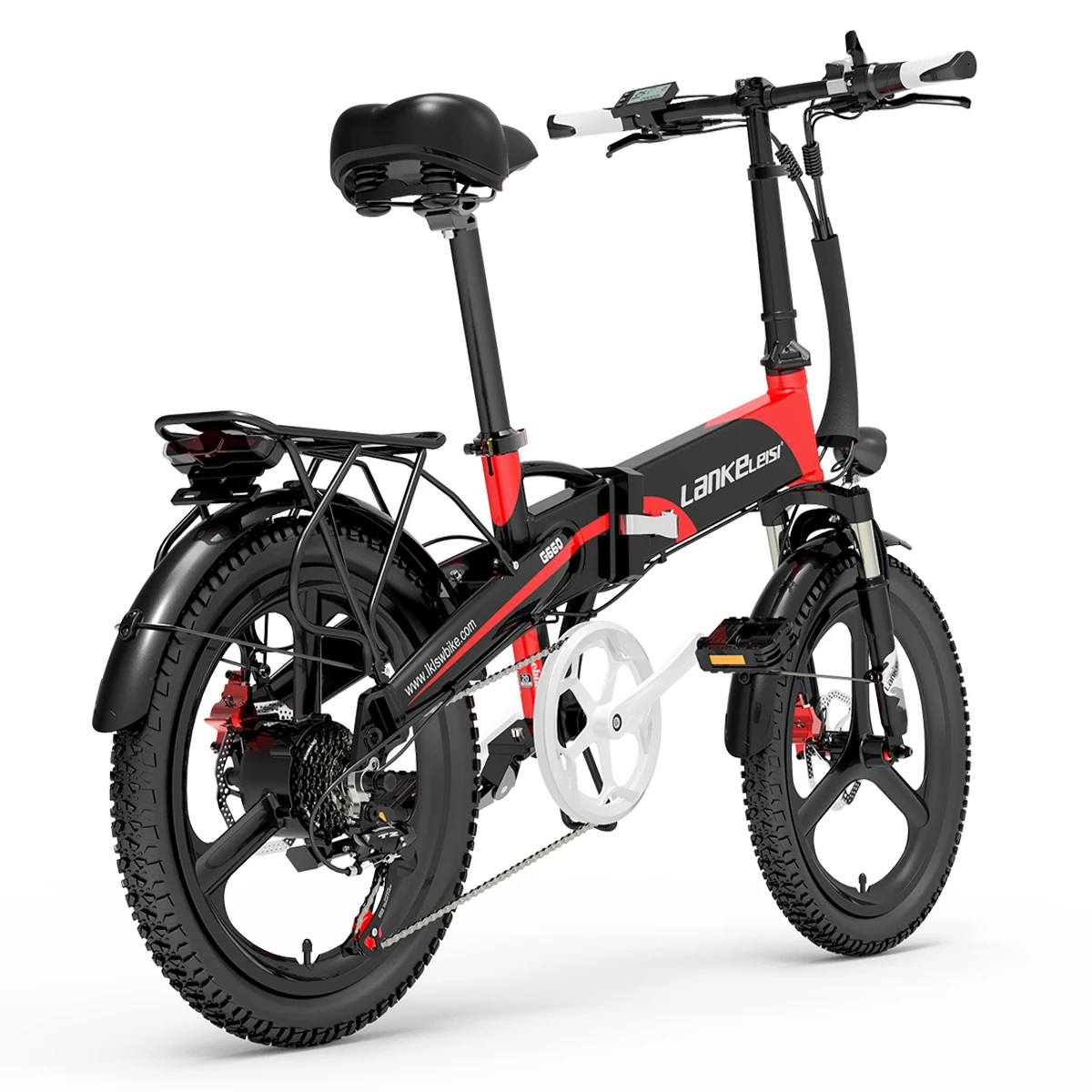 EU Warehouse Stock Lankeleisi G660 Foldable Electric Folding Bike 500W  Ebike 20 Inches City E Bike Electric Bicycle