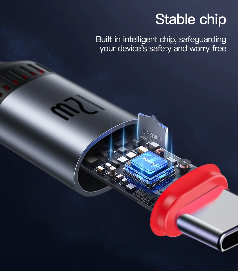 Yesido CA130L 2 متر USB إلى IP 12 واط شحن سريع مدمج في صحن سبائك الألومنيوم مضفر