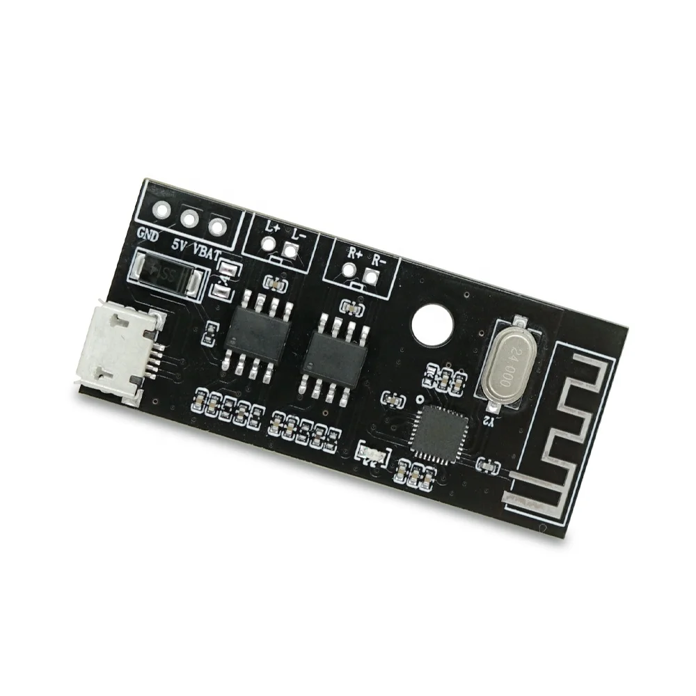 JQ M005 Bluetooth Amplifier Board MP3 Player Bluetooth Module 2X3W Recharge 3.7V Battery
