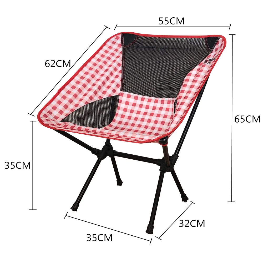 Outdoor Portable Fishing Tools Chair Ultralight Camping Klapstoel