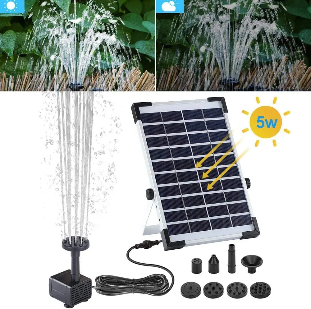 AISITIN Fontana Solare da Giardino Esterno Fai Da Te Fontana Solare per Laghetto con 6 Effetti Ugelli Pompa Acqua Energia Solare per Bagno per Uccelli,Stagno,Piscina,Decorazione del Giardino(1 pezzo AISITIN Fontana Solare da Giardino Esterno Fai Da Te Fontana Solare per Laghetto con 6 Effetti Ugelli Pompa Acqua Energia Solare per Bagno per Uccelli,Stagno,Piscina,Decorazione del Giardino(1 pezzo