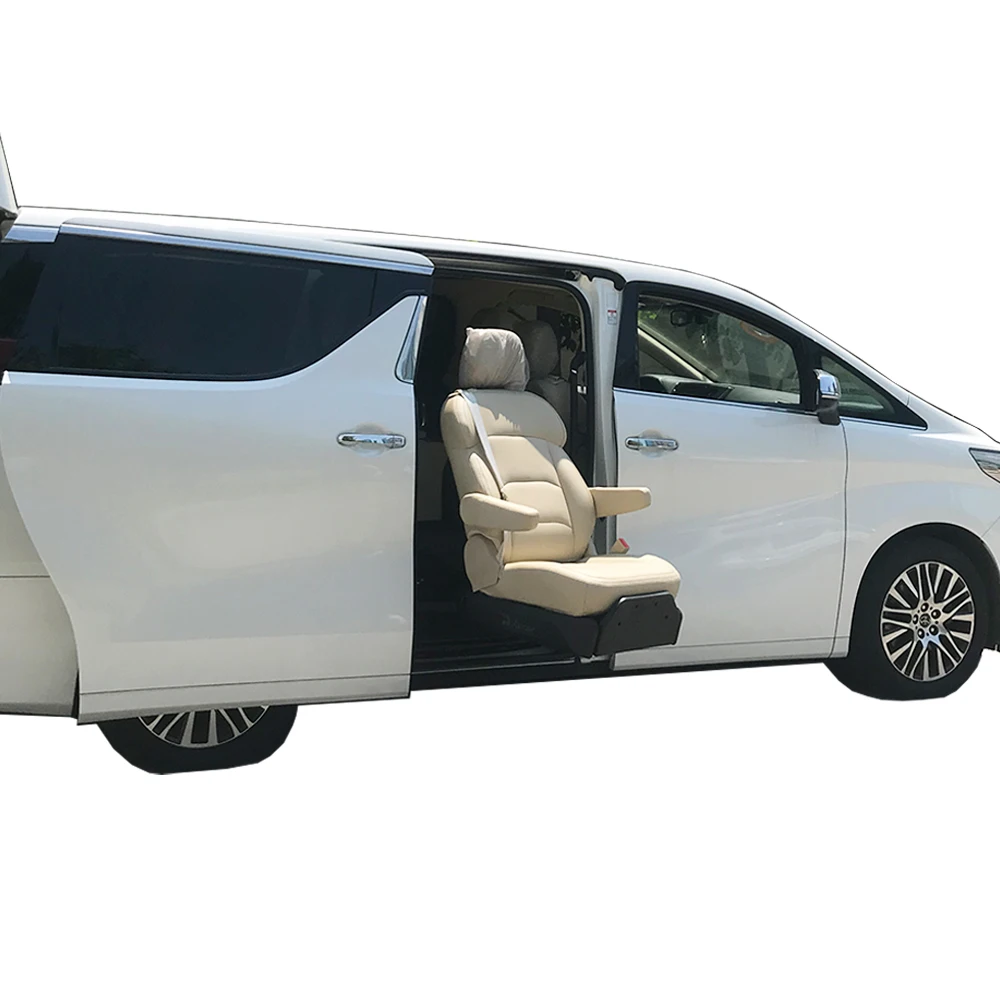 身体障害者リトロフィット調節可能な革回転式リフトカーシート可動性