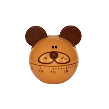 Custom Cartoon Mouse Shape Mechanical Timer 60 Minute Countdown Kitchen ...
