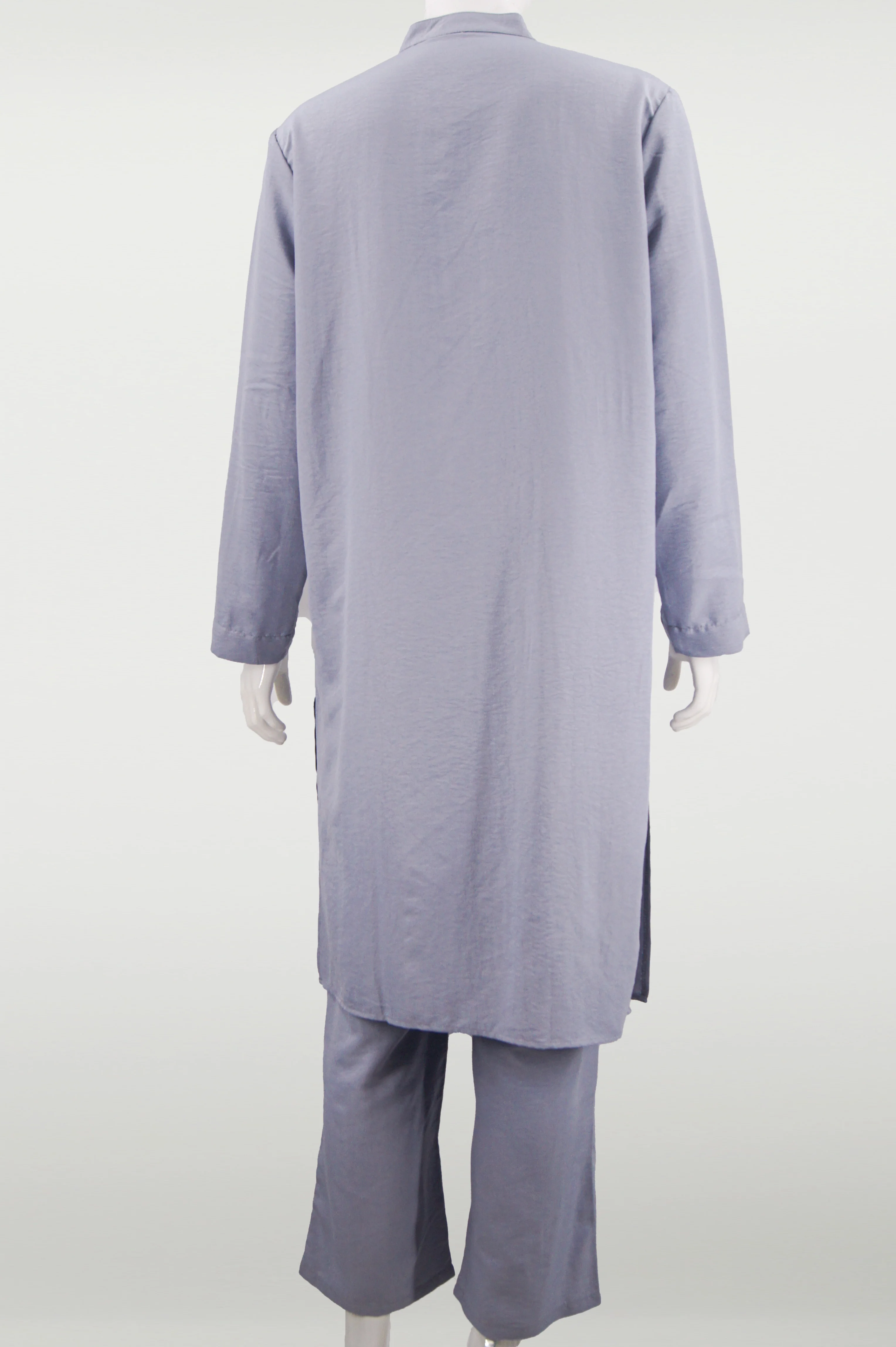 Bestseller Muslim Robe Set for Men Middle East Button Down Thobe Round Neck Ready to Ship Popular