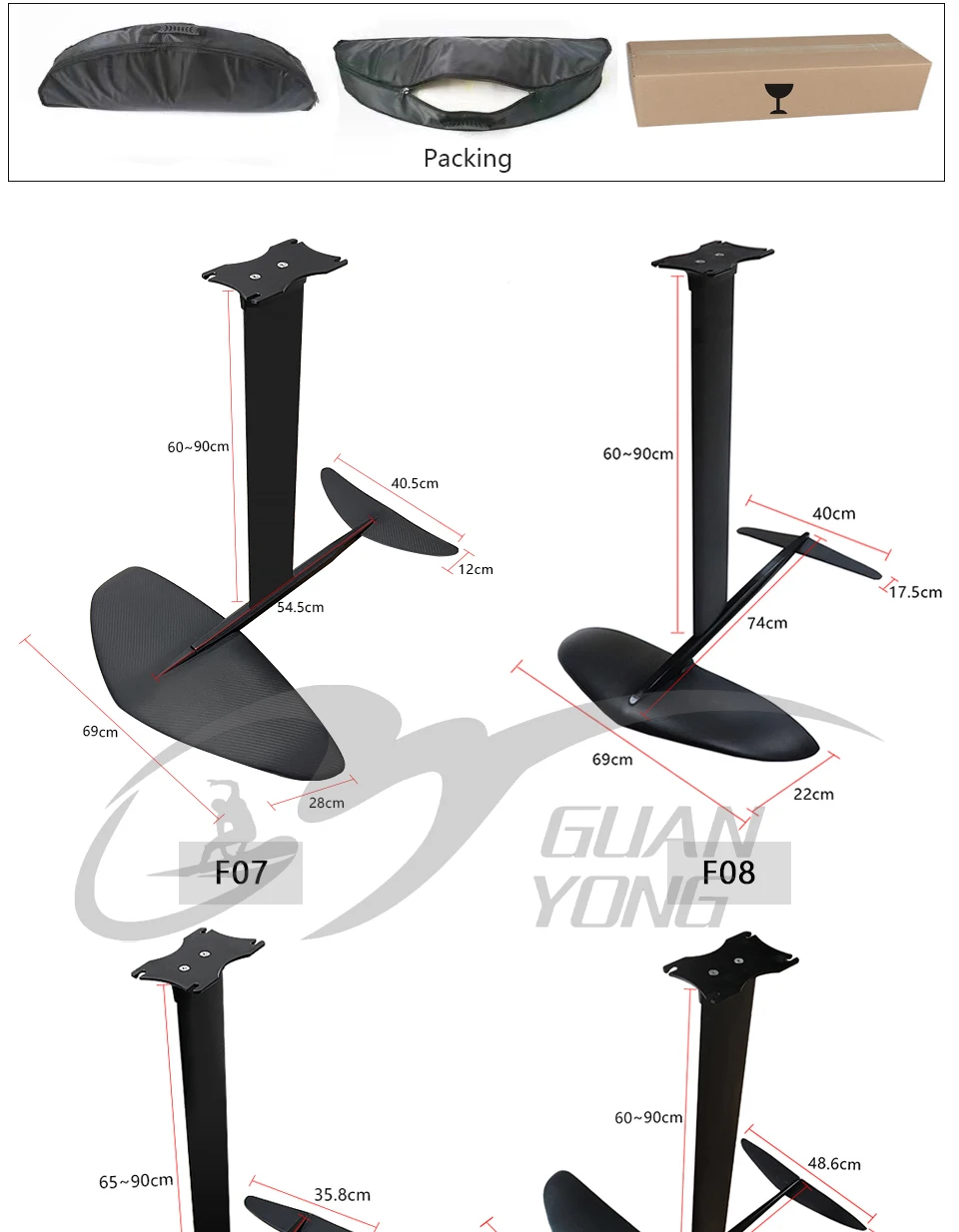 Pumping Foil For Beginner Large Front Wing 3k Carbon Wing Foil F11 Surfing Hydrofoil Buy