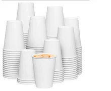 Paper Cup Anqing White Paper Cup Soft Drink Disposable Paper Cup With Handle