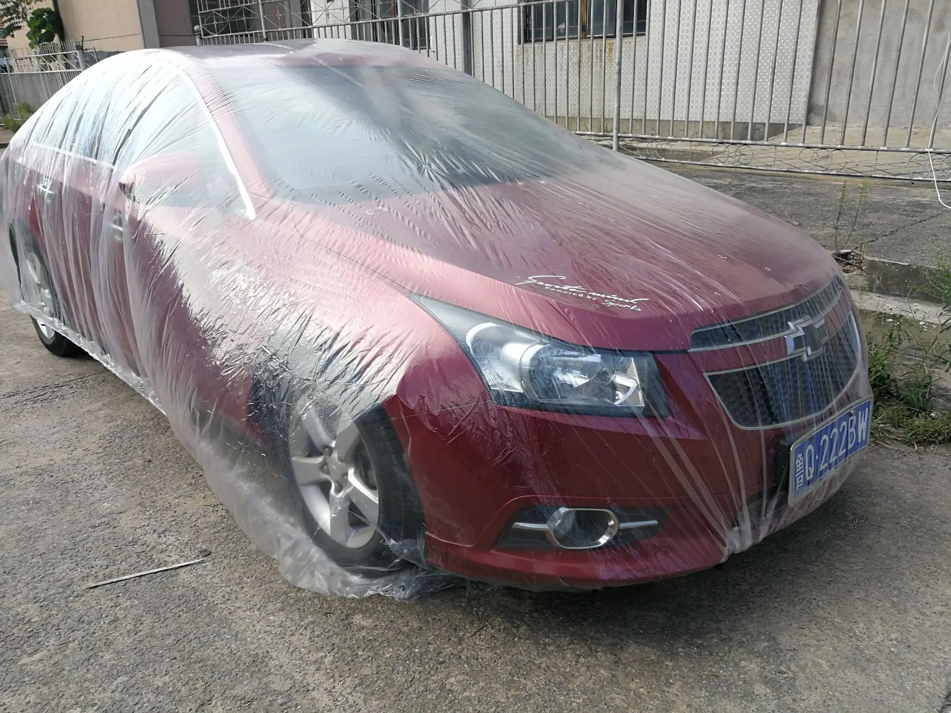 Folding Transparent Clear Rain Disposable Waterproof Dustproof Plastic