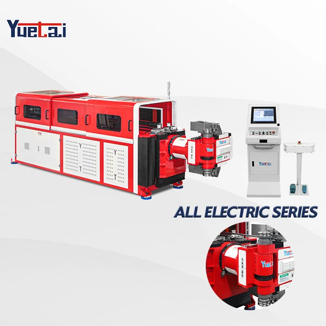 Automatische voll elektrische rotierende bidirektionale CNC-Metal-Rohrbiegemaschine der Serie Rohrbiegemaschinen
