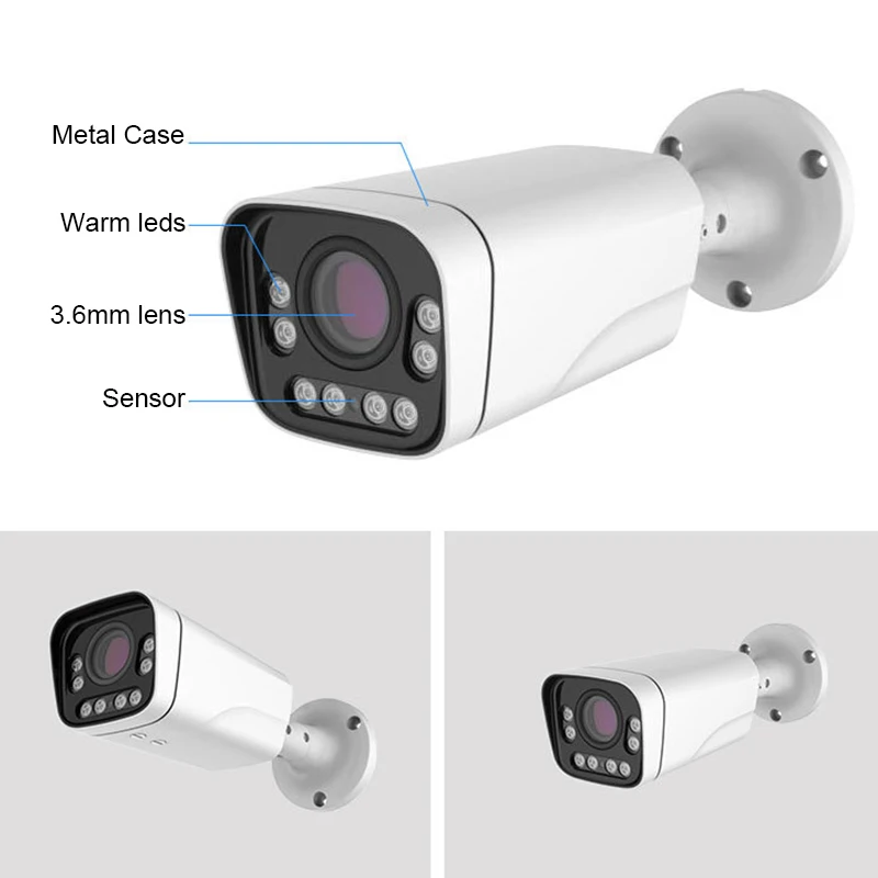 12 MP Smallest HD Analog CCTV Bullet Camera High-Definition Surveillance Camera