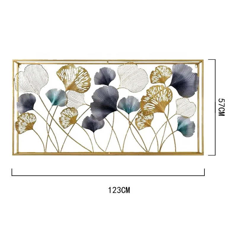 Large Handmade Ginkgo Leaf Design Decorative Wall Hanging Home Decor Art and Craft