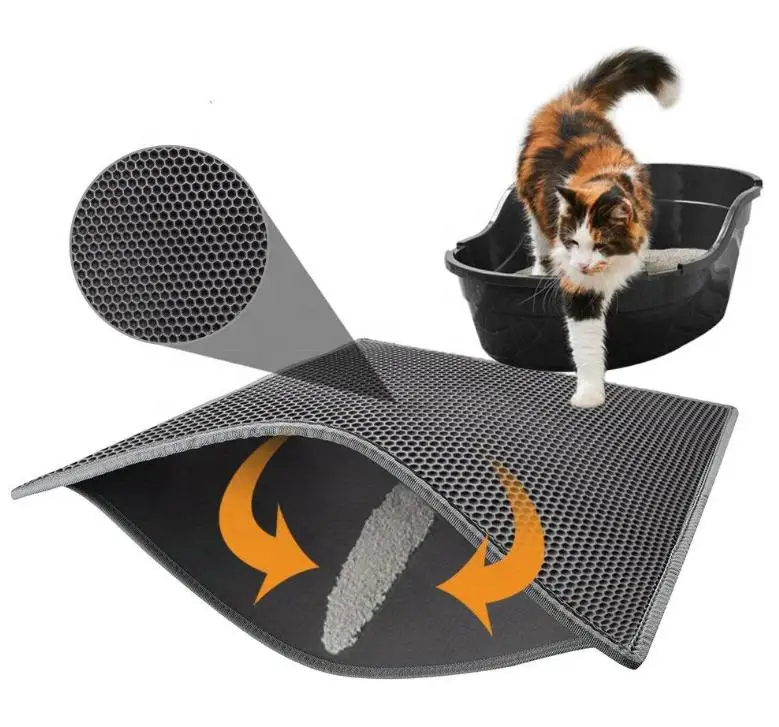 Новинка 2020, коврик для кошачьего туалета из ЭВА, напольный коврик