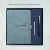 Ensemble trois pièces bleu ciel coloré