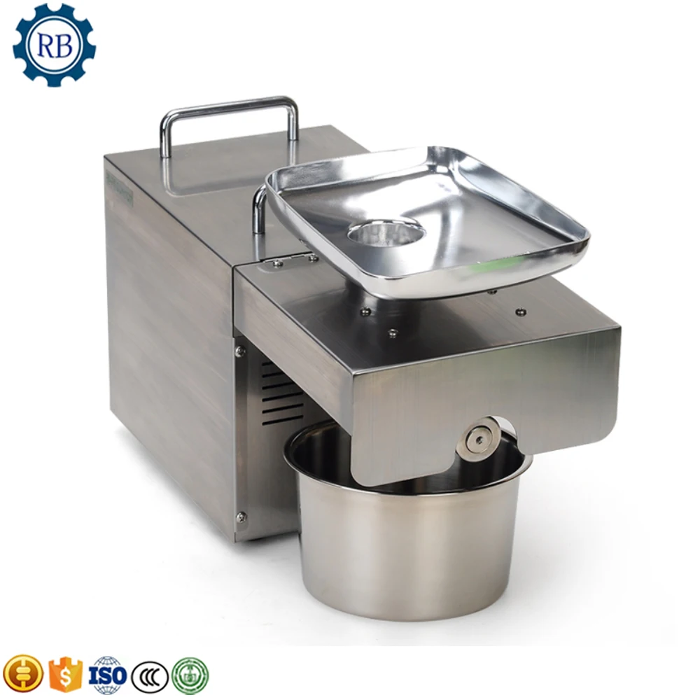 Home Oil Extraction Machine Commercial Seed Cold Oil Press Machine Olive for Small Business Motor Hot Product Provided 220v