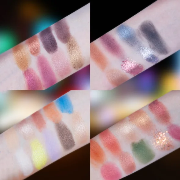 Color Makeup 35 Color Eye Shadow Plate Mashed Potato Parth Fine Bead Light Matte Color Laser Brush Wholesale Customize Label