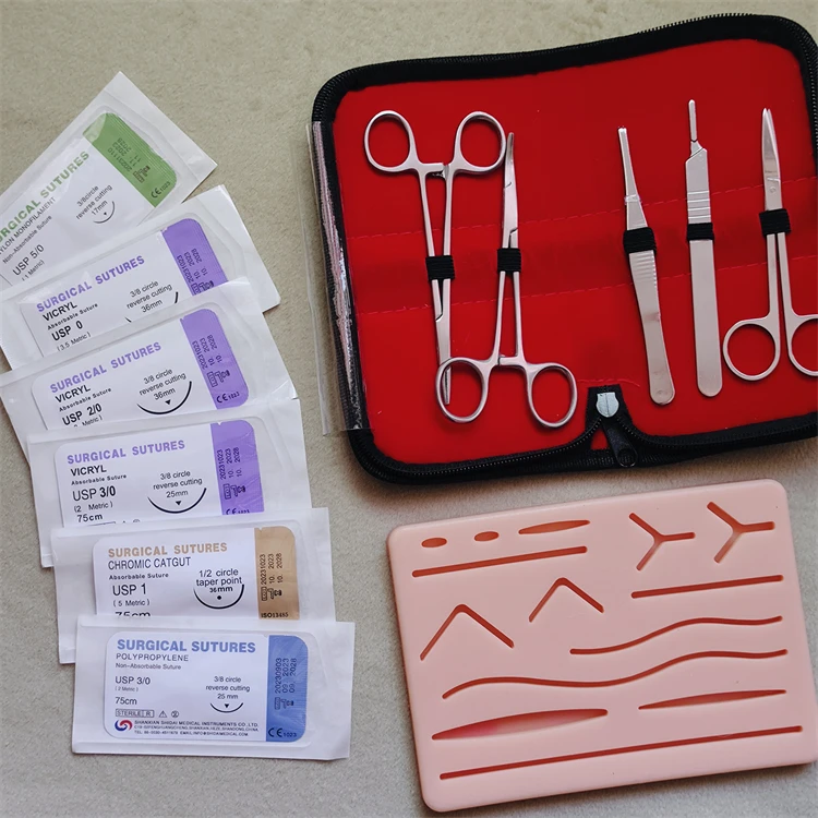 Professional Advanced Dissection Kit Complete Surgical Suture Practice